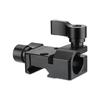 15mm Single Rod Clamp With Threaded Screw For DSLR Camera Monitors Cage Rig 15mm Rod Rail Support Systems Accessories