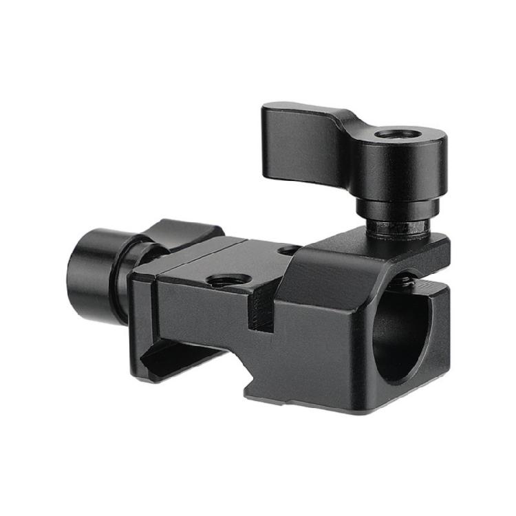 15mm Single Rod Clamp With Threaded Screw For DSLR Camera Monitors Cage Rig 15mm Rod Rail Support Systems Accessories 1