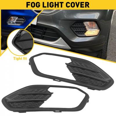 2X For Ford Escape Kuga 2017- Front Bumper Ert Fog Light Cover Left+Right