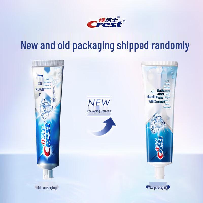 Crest 3D White Dual-Action Whitening Toothpaste