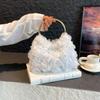Rose And Pearl Evening Chain Bag Banquet Handbag Versatile Crossbody Bag For Cheongsams And Evening Gowns