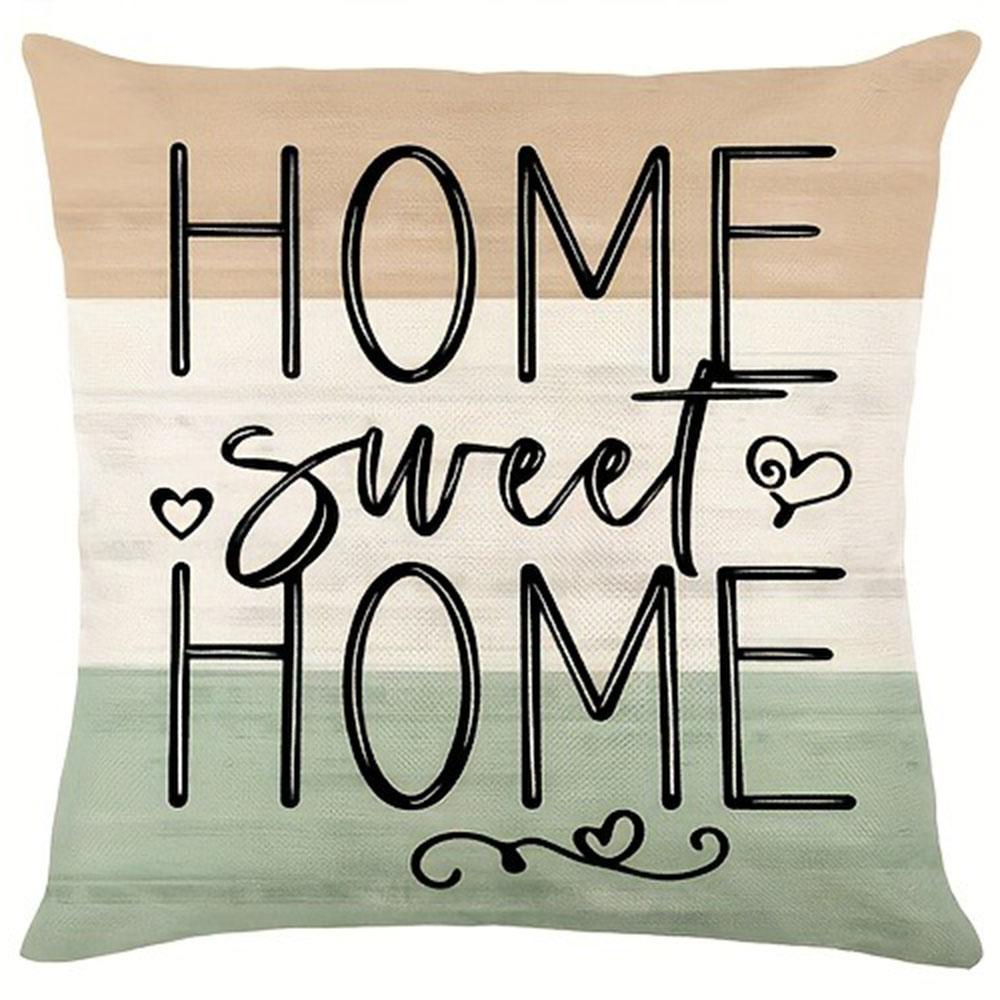 Nordic Green Plant Rabbit Pattern Home Decor Pillowcase Bedroom Living Room Sofa Decoration Polyester Cushion Cover with Zipper