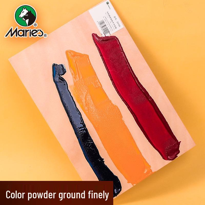 Mali Oil-Based & Water-Washable Printmaking Ink Set: 100ml Colored Ink & 50ml Engraving Pigment