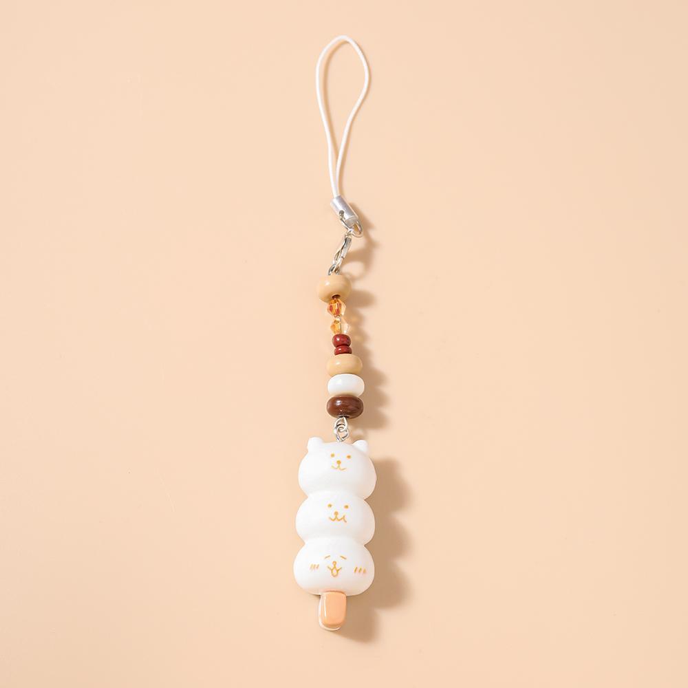 

Cute Animal Bear Candy Keychain Women Girls Handmade Beaded Key Ring Pendants for Handbag Charms DIY Key Chain Jewelry Gifts