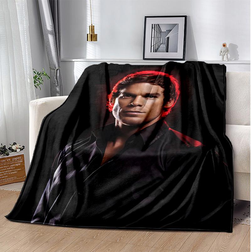 Dexter Flannel Blanket Soft Warm All-Season Throw, Design for Camping, Car Travel, Hiking Sofa, Bed, Office Perfect Gift for Parties