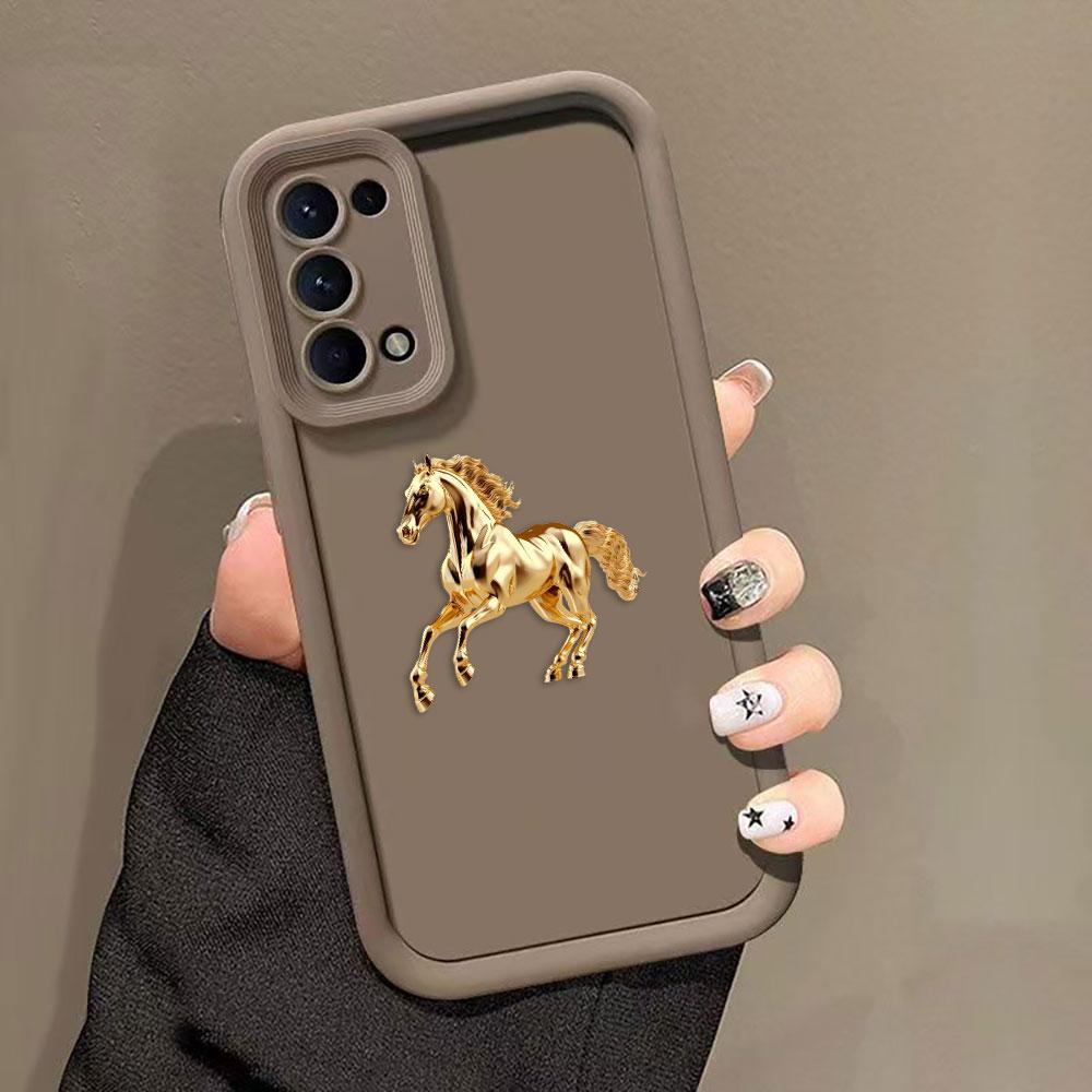 Happy Golden God Horse Phone Case For Infinix HOT 30I 40I 60 NOTE 12 G96 ZERO GT 10 20 30 40 50 50S 50X VIP PRO TPU Cover Case