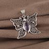 Natural Iolite Gemstone 925 Sterling Silver Handcrafted Pendant 1.5" Gift For Wife CP-41-6