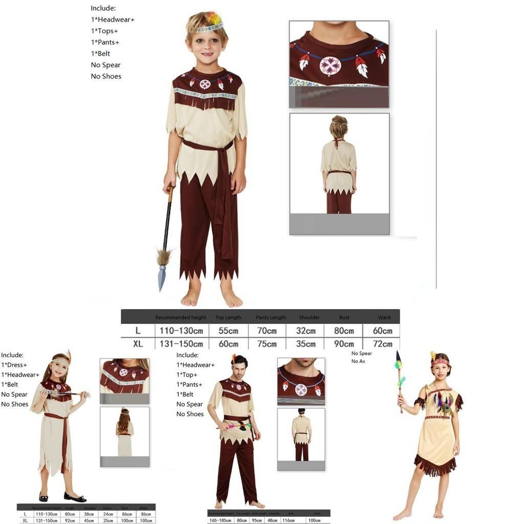 Deluxe Women Tassel Indian Costume Traditional Native America Halloween Dress