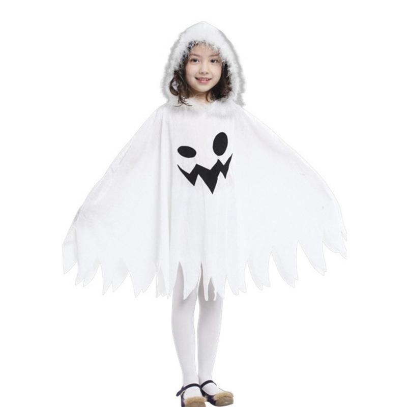 

Party Dress Up Children White Cloaks Halloween Cloaks Costumes Cute Girl Halloween Cloaks Elf Costume Hooded Cape Cloaks L
