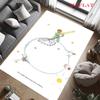 Little Prince Bloom Carpet Rug for Living Room Bedroom Home Sofa Decoration,Kids play Nonslip Floor Mat