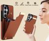 Luxury Leather Wallet Case for Samsung Galaxy S23 S24 S25 S26 Ultra Plus A56 A55 A15 A54 Card Holder Phone Cover Protective Case