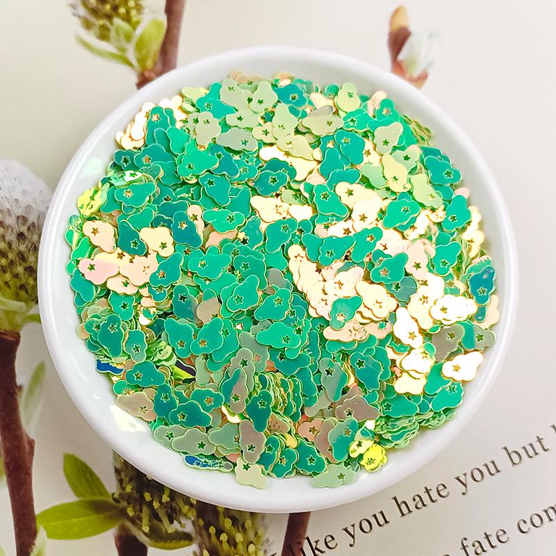 

Набор ПВХ-сумка с пайетками Yaleduo Nebula и эпоксидной смолой - Золотистый свет, 5x8 мм, нерегулярные аксессуары 20g/pack золотистый/зелёный