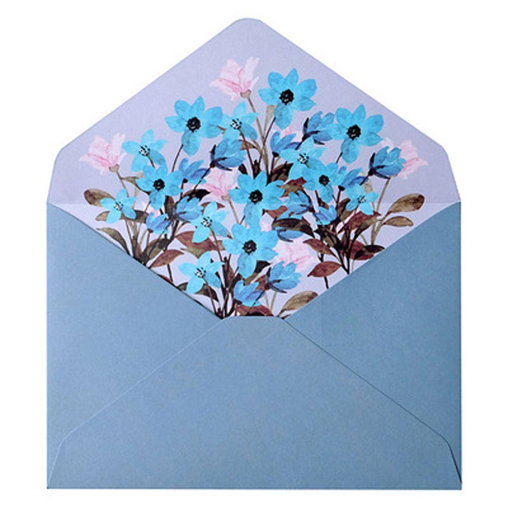 Wedding Birthday Party Letter Pad Flowers Envelope Writing Paper Greeting Card Letter Paper