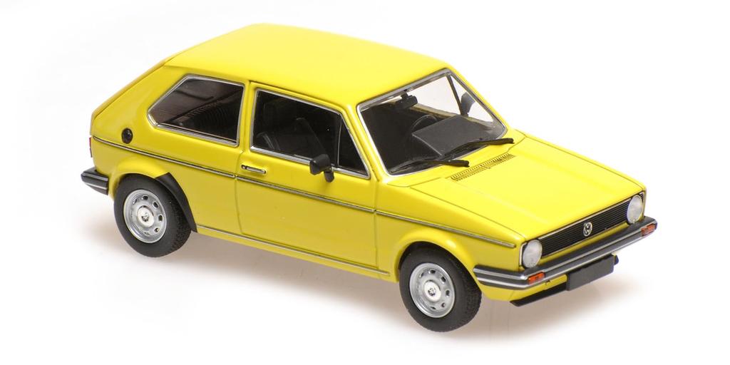 MaxiChamps Volkswagen Golf I 1980 Yellow 1/43 2-door