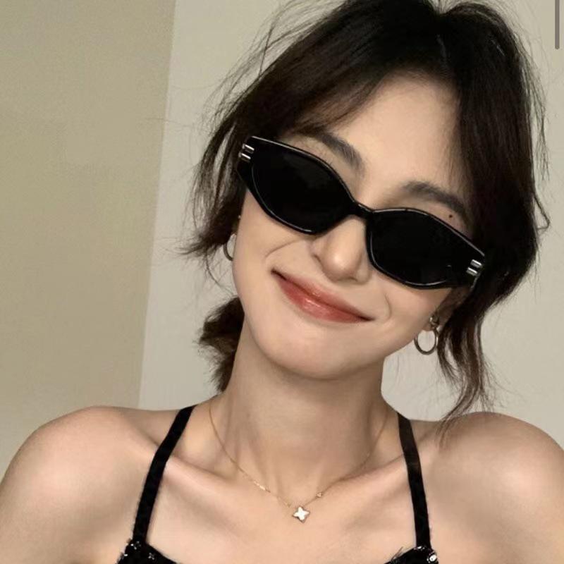 Brand Vintage Women Sunglasses Small Retro Polygon Sun Glasses Punk Eyeglasses Men Designer  UV400