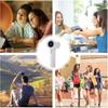 Portable Handheld Fan with Bladeless Safety Design and 100 Wind Modes for Outdoor Travel White