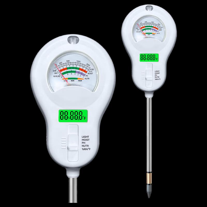 Brangdy 6-in-1 Soil pH, Fertility & Nutrient Tester