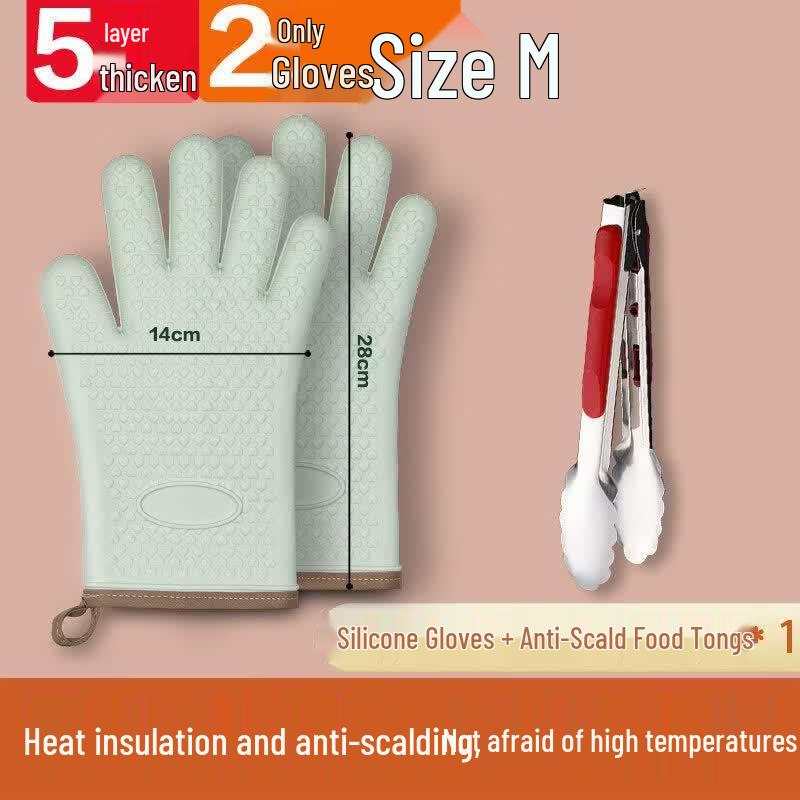 ZISIZ Silicone Heat Resistant Kitchen Glove