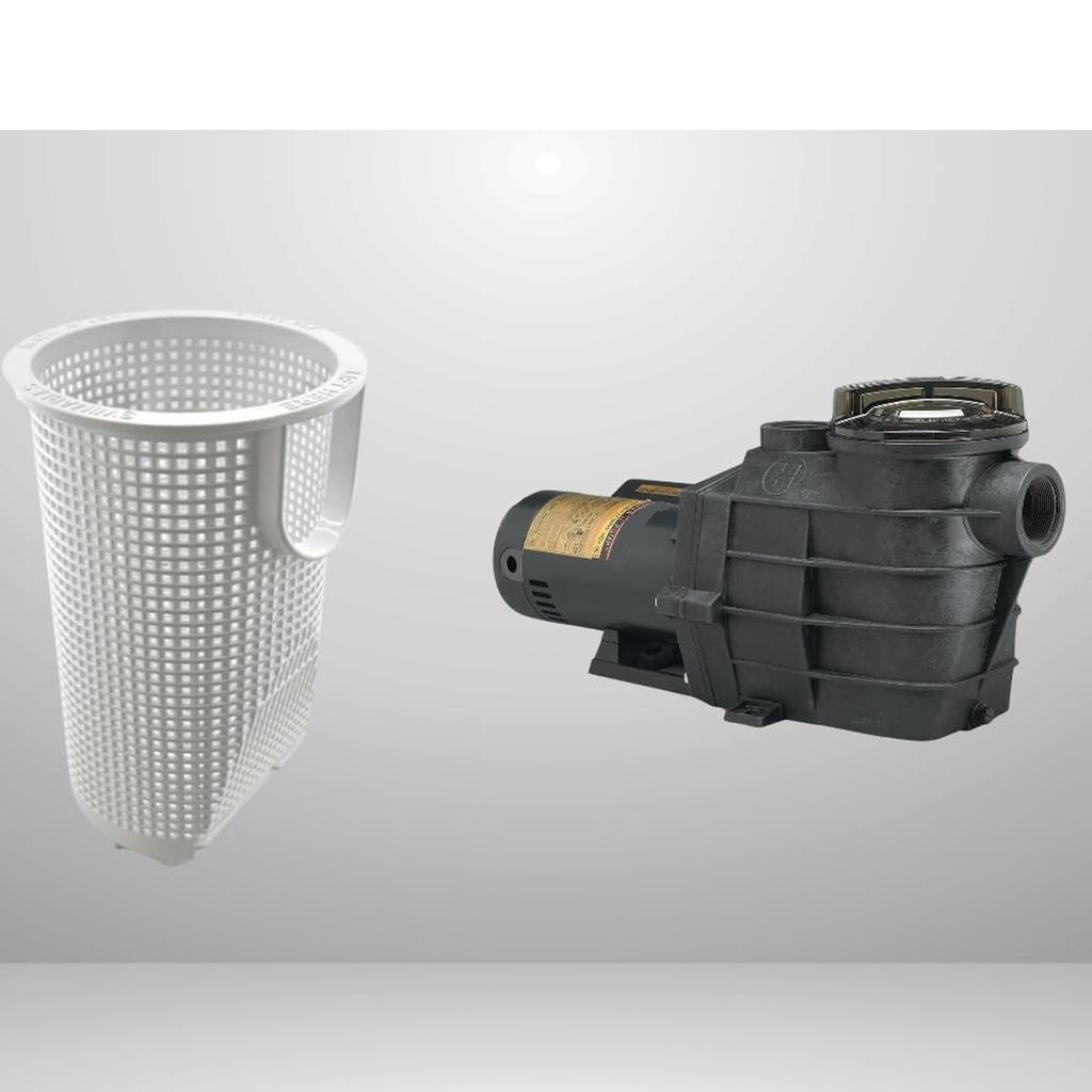 Pool Pump Basket Replacement Weatherproof Design Efficient Debris Collection Plastic Texture for Filtration Systems