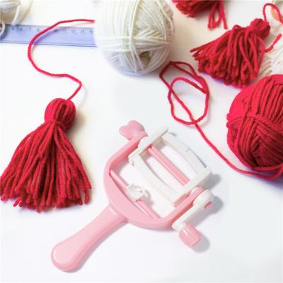 Macchina per Lavorare a Maglia a Mano DIY Embellish Rosa Easy Weaver Knitter Portatile Mini Bobine per Lavorare a Maglia Casa Fai da Te Cucito Artigianato