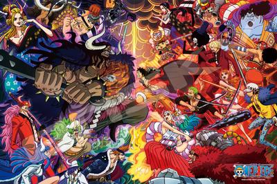One Piece Onigashima 1000 Piece Puzzle 1000-591 Battle!!