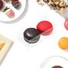 50 Stück Transparente Gebäckschachteln Elegante Dessert-Präsentationsbox Lebensmittelechter Kunststoff Macaron-Display-Verpackungsbox
