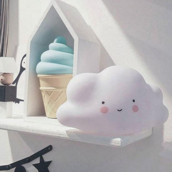 Novelty Ice Cream Shaped LED Desk Table Night Light Bedroom Home Decor Lamp Gift