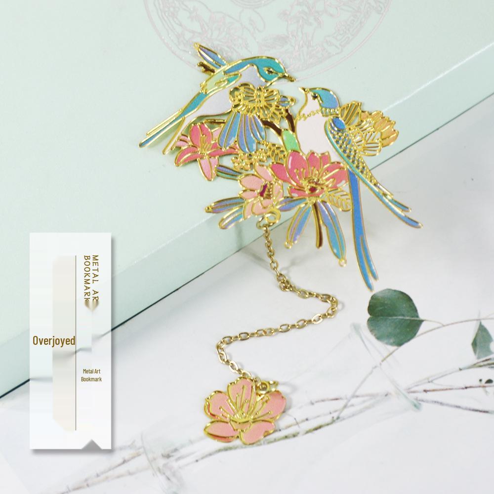 Joyful Magpie Metal Bookmark Gift Box - Chinese Style for Teacher's Day & Students