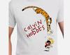 Calvin und Hobbes Spaß weißes T-Shirt Alle Größen T-Shirt S bis 5XL Unisex T-Shirt
