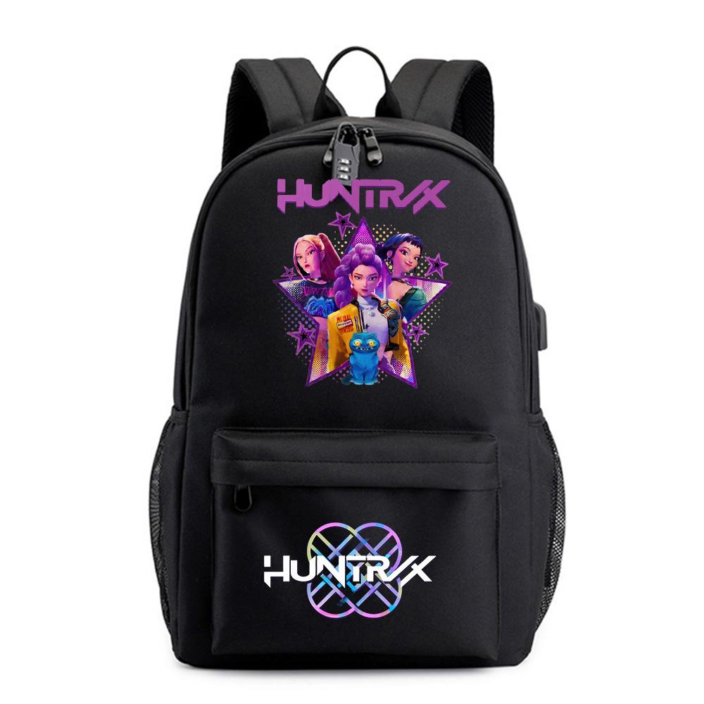

Anime Cartoon Kpop Printed Backpack for Teenager Student Girl Boy Bookbag Schoolbag Women Large Capacity Waterproof Travel Bag Kid Gift