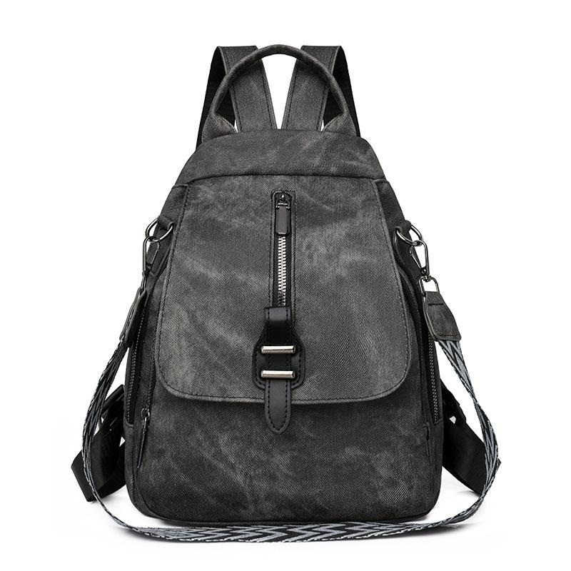 

Ladies Backpack, Korean Version, Large Capacity, Multi-functional PU Bag, Versatile Women s Single-shoulder Bag, Soft Leather Backpack
