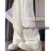Petite Polka Dot Wide-Leg Pants for Women - Spring/Summer 2025 Collection
