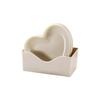 Heart-shaped Snack and Fruit Dish for Dining or Coffee Table