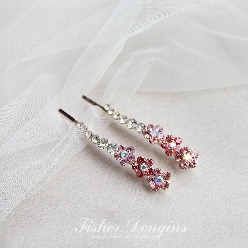 Korean Fashion Flower Opal Pearl Hairpins Gifts Women Girls Hair Clips Pins Barrettes Accessories Hairclip Hairgrips Headdress