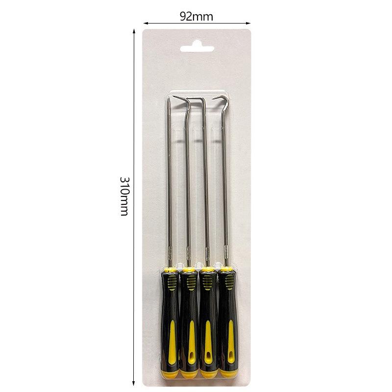 Sofort verfügbar 4-teiliges Mini-Wellendichtring-Haken & Dichtungsentferner-Werkzeugset