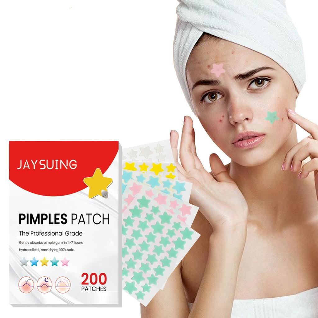Acne Pimple Patches Sticker Repair Acne Scars Fade Blemishes Conceal Pimples Hydrocolloid Invisible Pimple Remover Tool SkinCare
