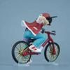 6cm Pokemon Anime Figure Ash Ketchum Biking Figures Red Action Figures Pvc Collection Model Toys Gifts