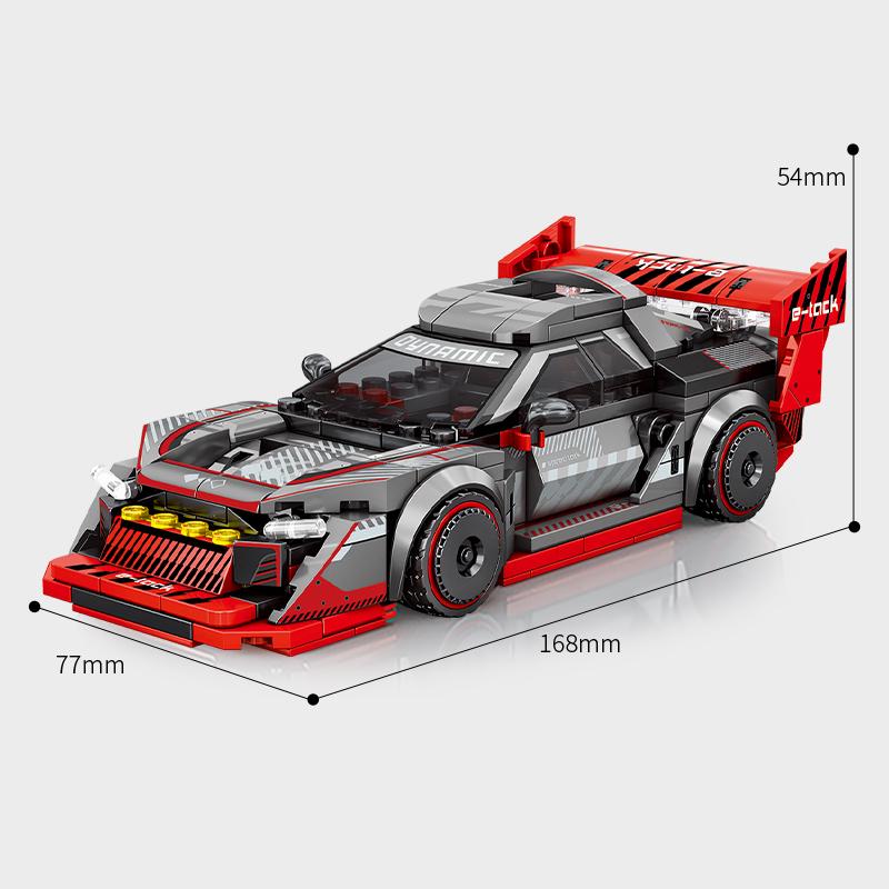SEMBO BLOCK BK8 City Sports Car Racing Model Assembly Building Block Technology Supercar Vehicle Bricks Toys Boys Birthday Gifts