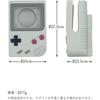 Light grey case stand nostalgia game charger silicone