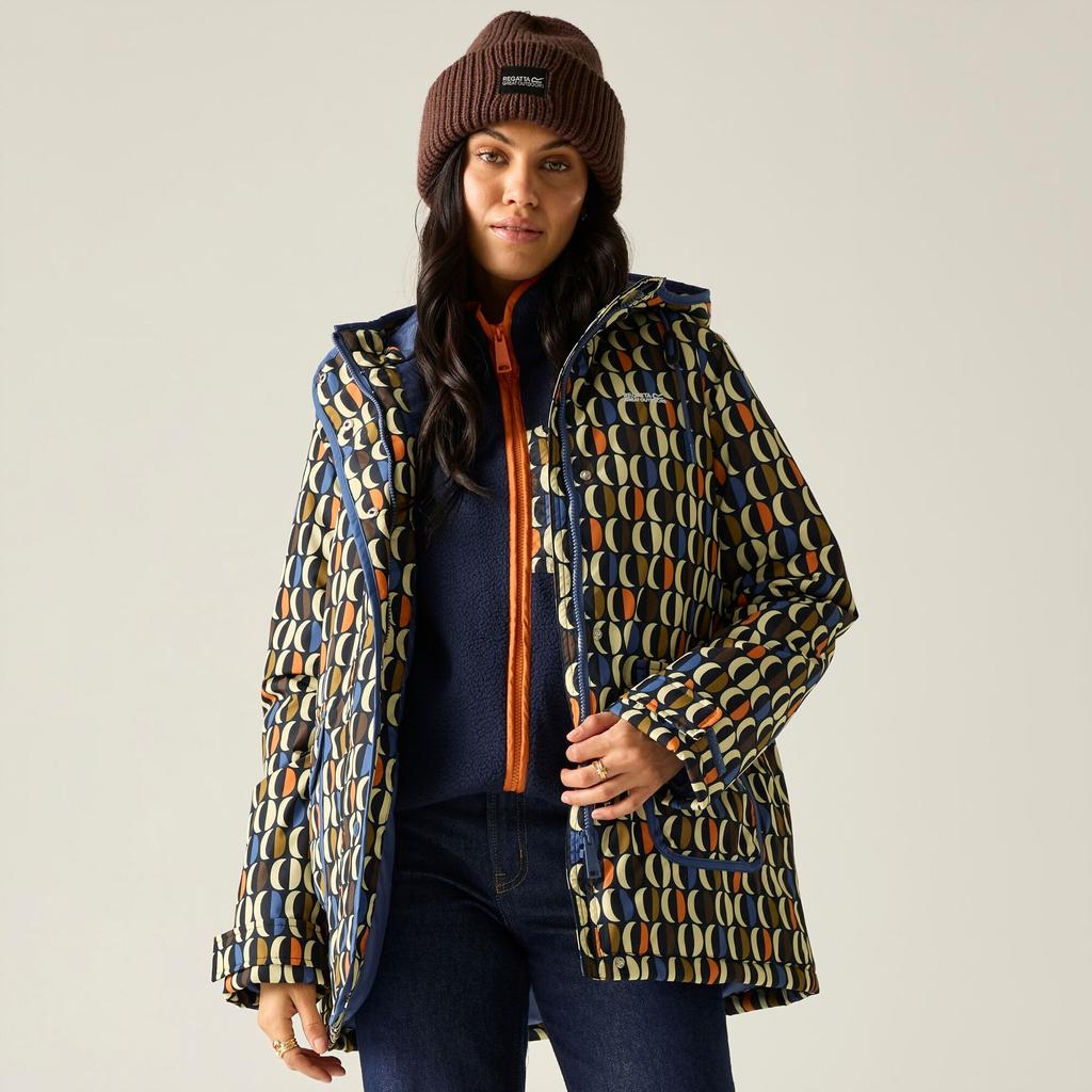 Regatta Womens/Ladies Orla Kiely Oval Insulated Waterproof Jacket