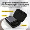 Heavy Duty Controller Storage Box Lightweight Travel Carrying Case with Ergonomic Handle for Computer Host Accessories