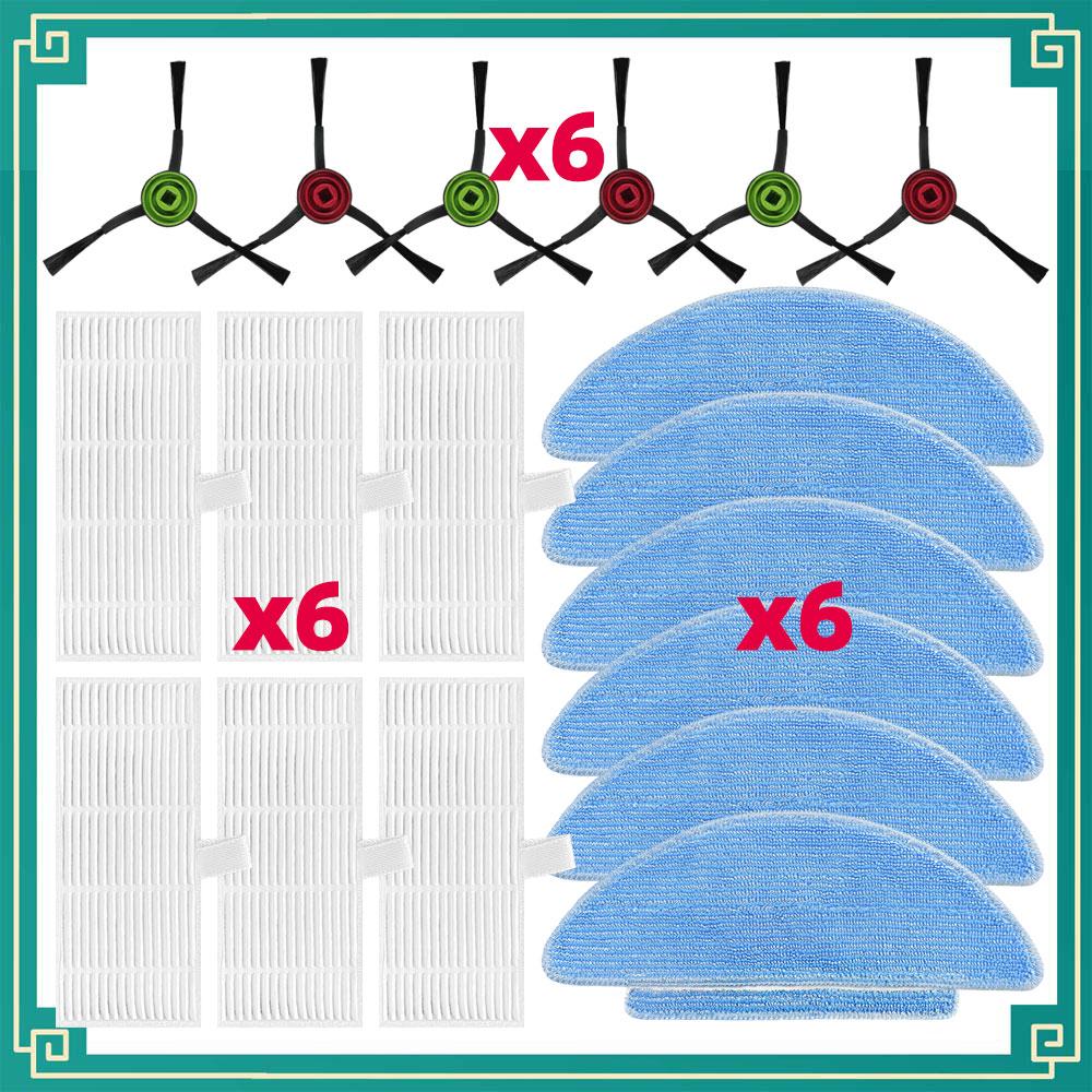 Fit For Lubluelu SL60D / SL60 / SG60 / SL61 / SL60 Plus Spare Parts Main Side Brush Hepa Filter Mop Cloth Accessories