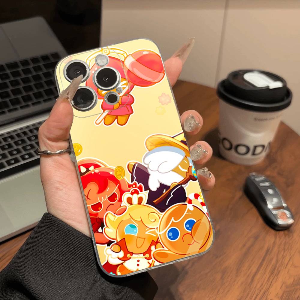 

Game C-Cookie R-Run K-Kingdom Transparent Phone Case for iPhone 17 Air 16 Pro Max 15 14 13 12 11Plus Shockproof Cover iPhone 14 plus