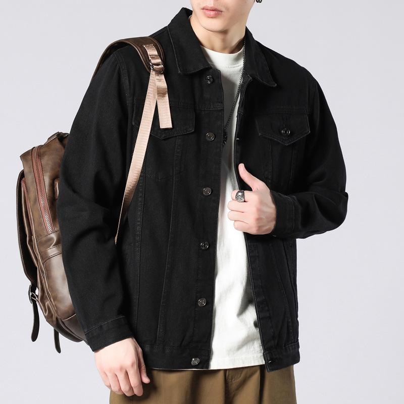 

Men s 2023 American Retro Denim Jacket: Trendy Workwear for Spring, Autumn, and Winter 5XL