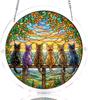 Acrylic Jigsaw Puzzle Suncatcher 83 Pieces DIY Stained Glass Sun Catcher Puzzles Kit for Adults Unisex Window Hanging Decoration Accessories Gift