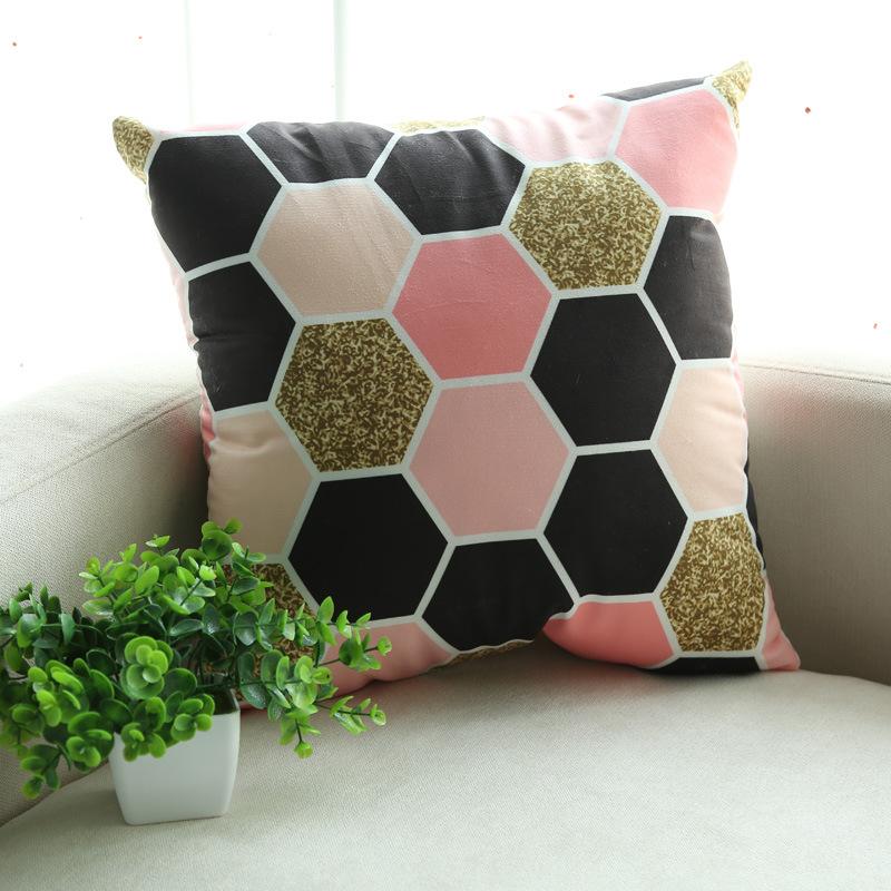 Mädchen im nordischen Stil, frisch und schlicht, modern, Ins Sofakissen, Internet-Berühmtheit, rosa Kissen, Kissenkissenkern