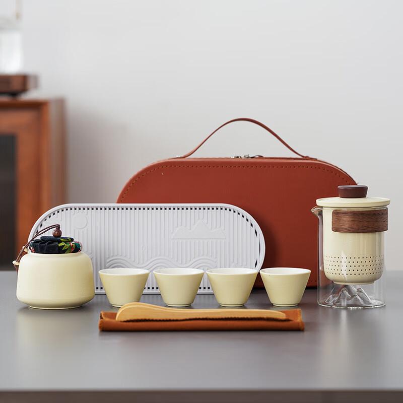 

Elegant Portable Travel Tea Set