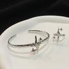 Star Bracelet, Star Light Irregular Texture, Neutral, Advanced Sense, Cold Wind, Niche Design Sense, Open Bracelet