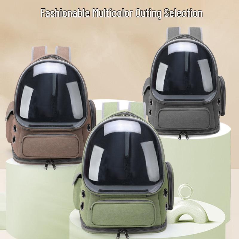 Tragbarer atmungsaktiver Raumkapsel-Haustierrucksack für Katzen und Hunde