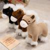 PP Cotton Realistic Horse Plush Toys Soft Horse Mascot Stuffed Animal  Festive Decor